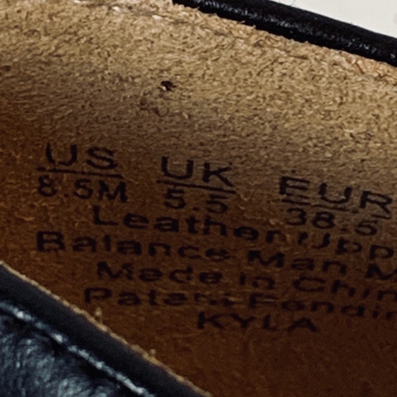 Naturalizer Warner Bit Pumps Womens 8.5M Black Leather Square Toe Block Heel - Picture 5 of 9